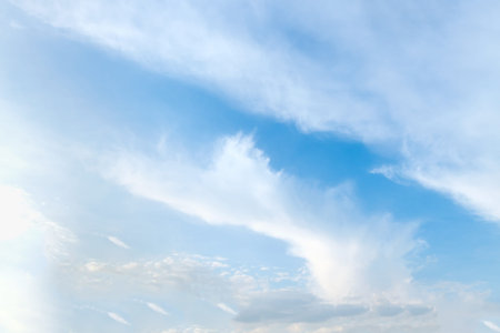 Blue sky with cloud