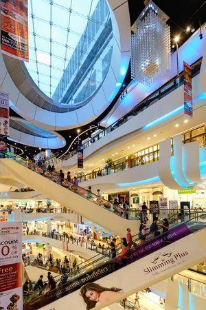 Bangkok Thailand - June 5, 2016: CentralPlaza Rama 9, the most recent addition of CentralPlaza brand...