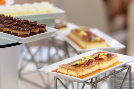 Fruit cake, shallow DOF, Lunchの写真素材