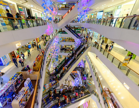 Bangkok Thailand - April 30, 2017: CentralPlaza Rama 9, the most recent addition of CentralPlaza...