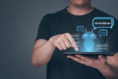 Chat Robot Chat AI Technology Online Customer Service Digital Chat, Robot Application, OpenAI...