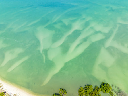 Aerial view beautiful sea surface nature background,Amazing waves texture ocean sea background