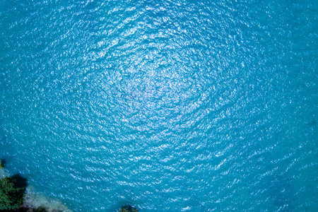 Aerial view sea surface water background,Nature ocean sea background,Top view nature sea surface...