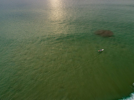 Aerial view sea surface water background,Nature ocean sea background,Top view nature sea surface...