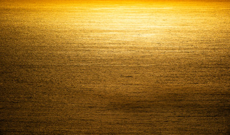 Abstract background of waves at sunset or sunrise sea surface background, Wave water with reflection of sunlightの写真素材