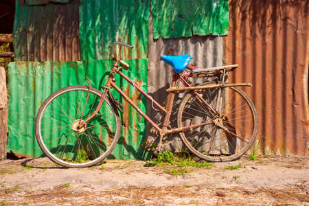 Old bicycleの写真素材