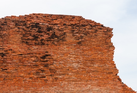 Ancient wall in Thailandの写真素材