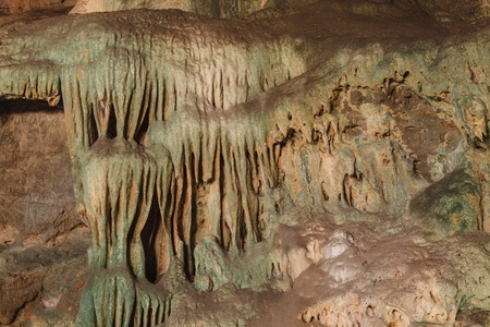 Cave stalactitesの写真素材