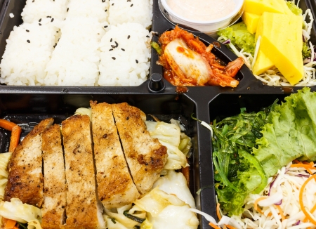 Japanese bentoの写真素材
