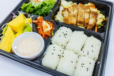 Japanese Meal in a Box  Bento の写真素材