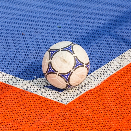 Corner Futsal fieldの写真素材