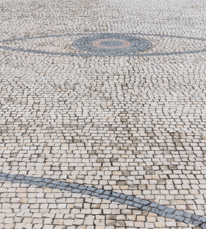 cobbled roadの写真素材