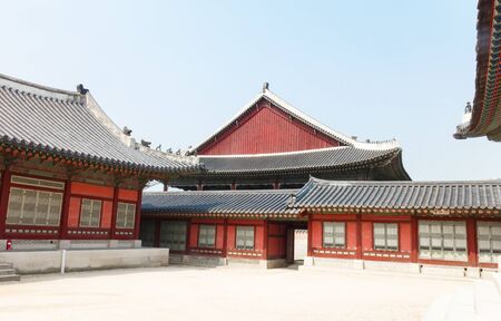 Ancient house of Korean Palaceのeditorial素材