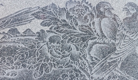 Traditional thai style carvedの写真素材