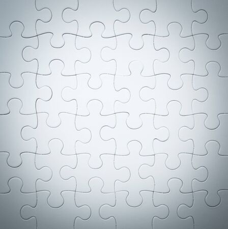white jigsaw puzzle backgroundの写真素材