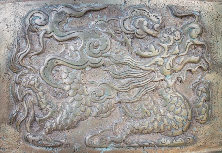 Chinese dragon cravingの写真素材