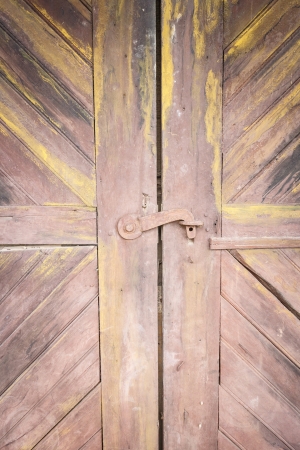 Vintage wooden doorの写真素材