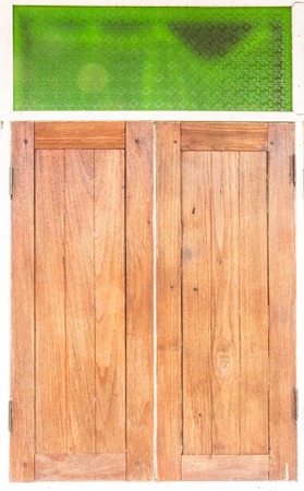 old wood windowの写真素材