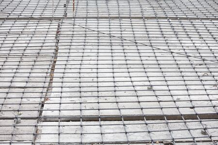 The reinforcement slab buildingの写真素材