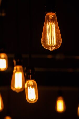 Light bulb turned onの写真素材