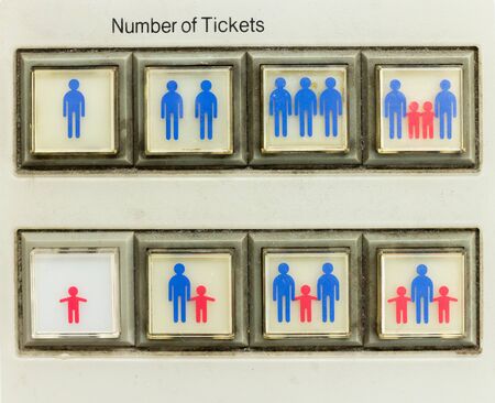 Old ticket machineの写真素材