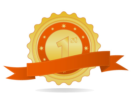 Golden Badgeのイラスト素材