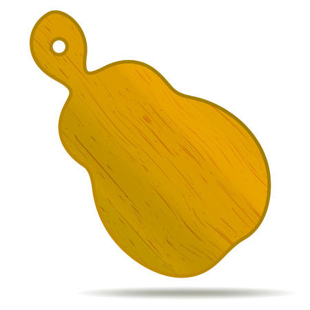 Wooden cutting boardのイラスト素材