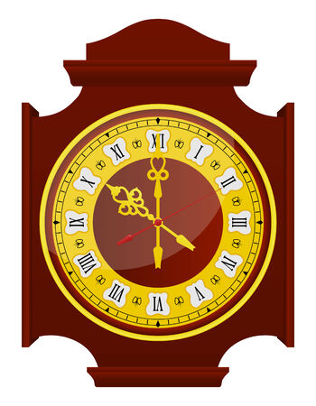 Golden Clockのイラスト素材