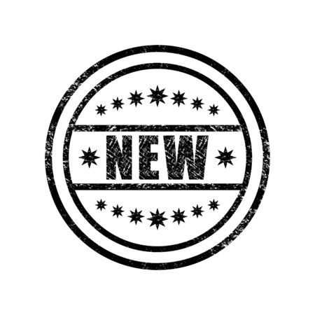 New damaged stampのイラスト素材