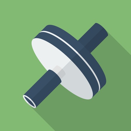 Stomach, abdomen wheel icon. Modern Flat style with a long shadowのイラスト素材