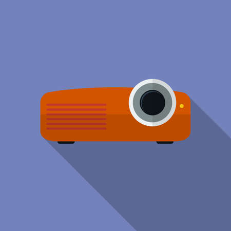 Icon of Projector, Flat styleのイラスト素材