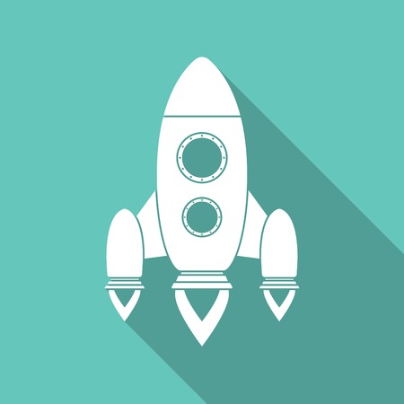 Icon of rocket.のイラスト素材