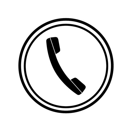 Icon of phone, telephone vector illustration.のイラスト素材