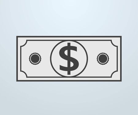 PrintIcon of Dollar.のイラスト素材