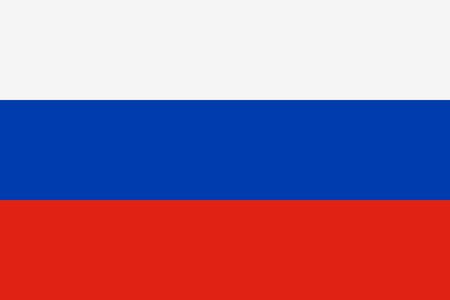 Flag of Russian Federationのイラスト素材