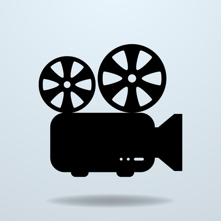 Icon of Film Projector. Cinema Projector.のイラスト素材