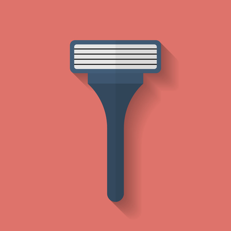 Shaving Razor icon. Flat styleのイラスト素材