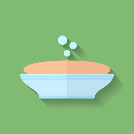 Icon of Soap. Flat styleのイラスト素材