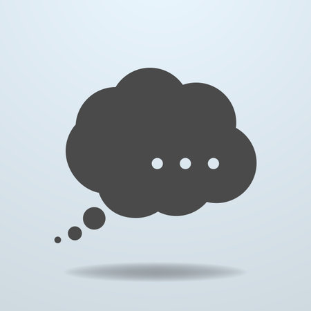 Icon of speech bubbleのイラスト素材