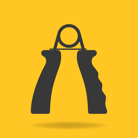 Icon of hand grip exerciser or trainerのイラスト素材