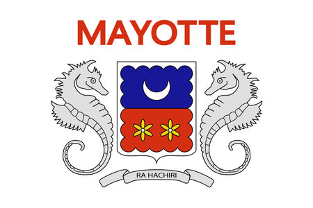 Flag of Mayotteのイラスト素材
