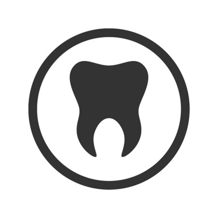 Tooth icon. Logo template of tooth. Dental symbol signの写真素材