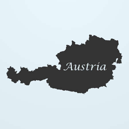 Map of Austria. Vector illustration eps 10の写真素材