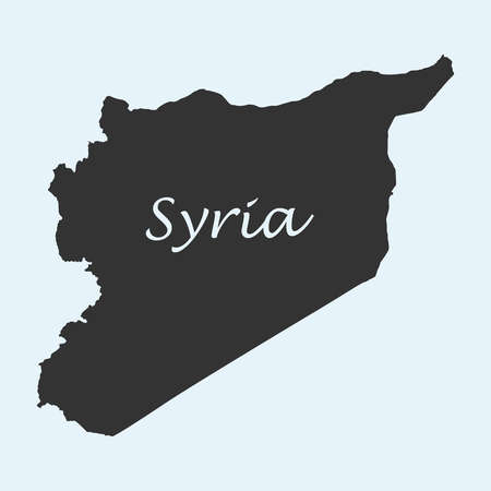 Map of Syria. Vector illustration eps 10のイラスト素材
