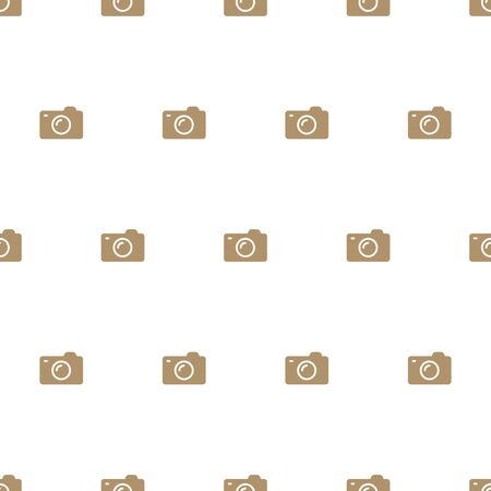 Photo camera seamless pattern. Vector illustration backgroundのイラスト素材