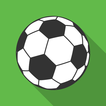Icon of Ball for european football. Soccer symbol, signのイラスト素材