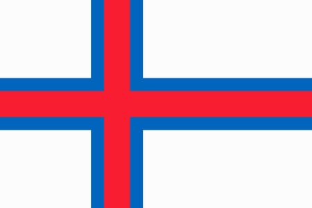 Flag of Faroe Islandsのイラスト素材