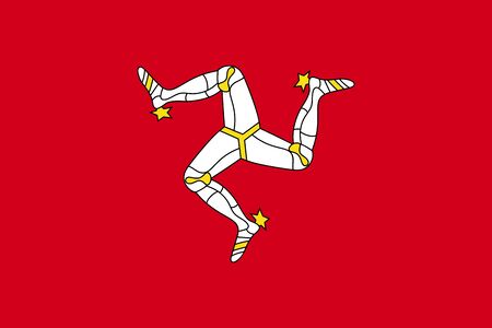 Flag of Isle of Mannのイラスト素材