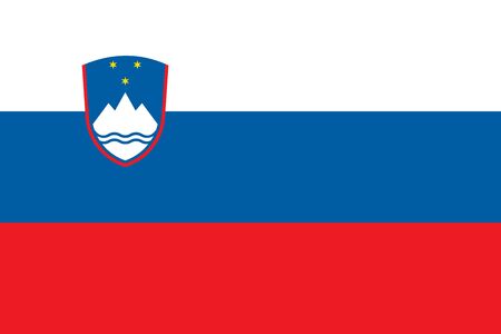 Flag of Sloveniaのイラスト素材