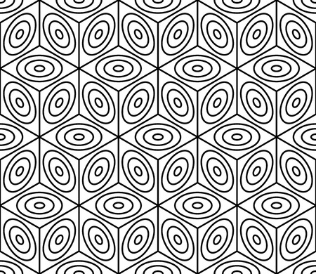 Seamless pattern from isometric cubes. Abstract geometric backdrop. Design backgroundのイラスト素材